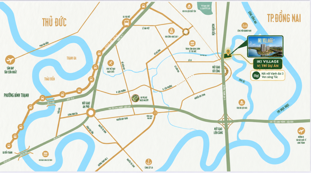 Vị trí dự án Iki Village